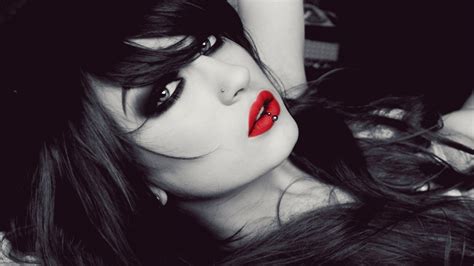 wallpaper face women model glasses selective coloring red lipstick black hair lips