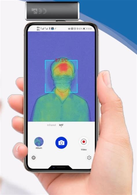 Simply you need to connect your mobile device with headphone jack. China Thermal Imaging Camera of Body Temperature Measuring ...
