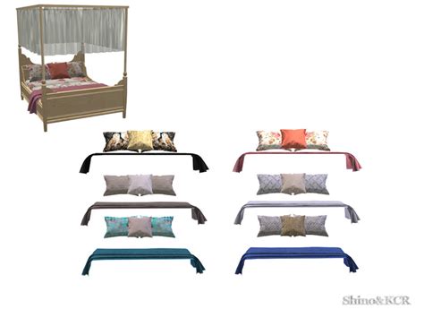 The Sims Resource Bedroom Charlott Comforter Pillows