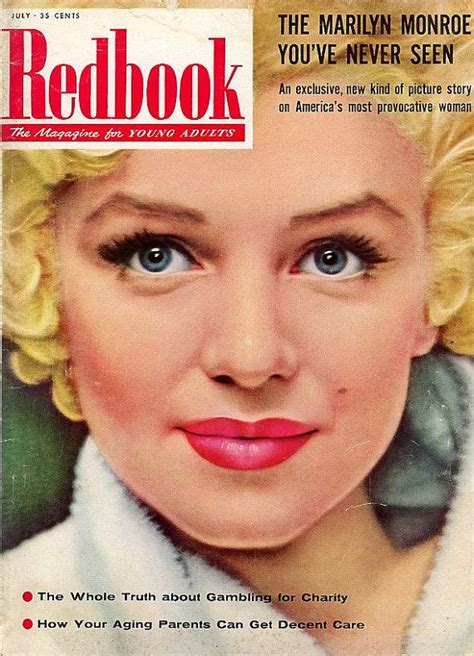 Redbook Magazine W Marilyn Monroe Cover 1955 The Marilyn Monroe Youve
