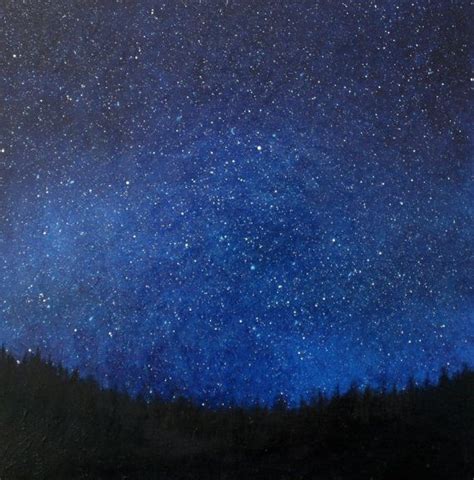 Night Sky Oil Painting 8500 Via Etsy Night Sky Painting