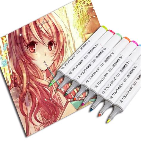 Touchnew High Quality Marker Anime Painting Art Supplies Marker Pen