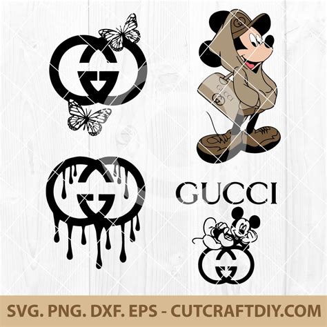 Gucci Brand Logo Svg Bundle Gucci Drip Svg Gucci And Mickey Svg