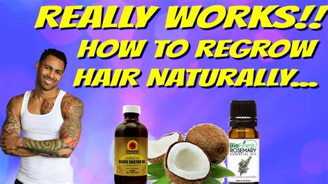 Check our well done list. How To Regrow Hair Naturally For Men And Woman - This ...