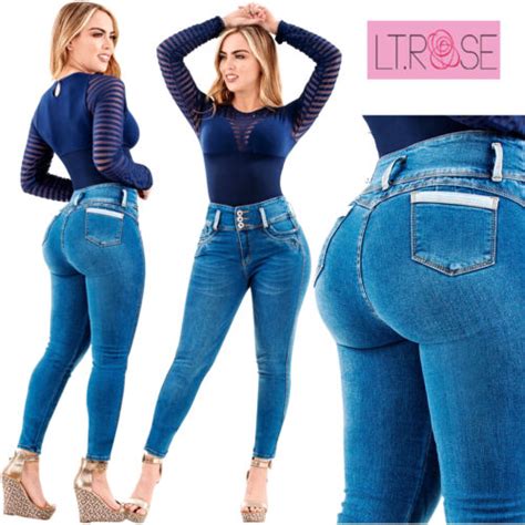 Skinny Pants Women Night Out Colombian Jeans Stretch Sexy Butt Lifter Slimming Ebay