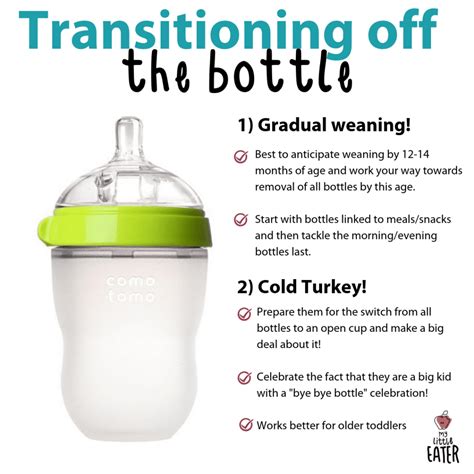 How To Wean Your Baby From The Bottle My Little Eater