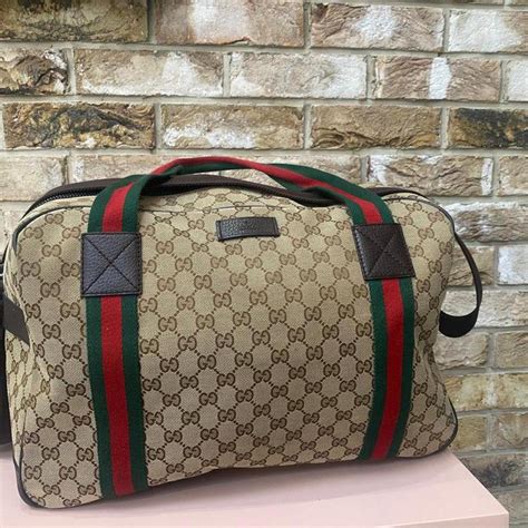 Gucci Handheld Travel Bag Great Condition Used Depop