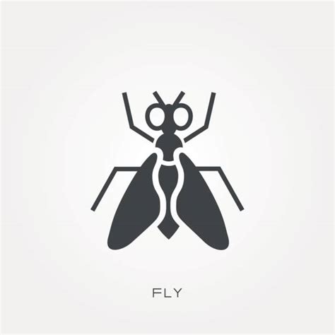 150 Housefly Silhouette Stock Illustrations Royalty Free Vector
