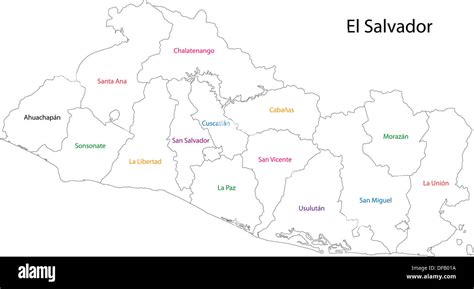 Mapa El Salvador Para Colorear Mipatria Net My Xxx Hot Girl