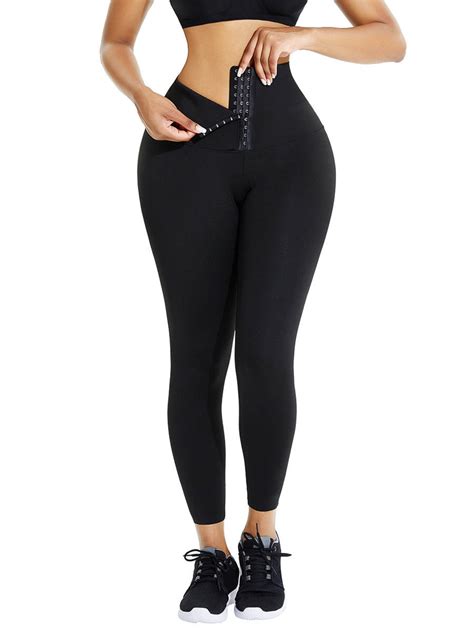 high rise waistband waist tummy control seamless leggings for women yoga pants ebay