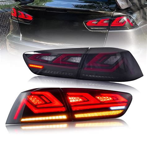 Buy Vland Led Tail Lights Compatible With Mitsubishi Lancer And Evo X