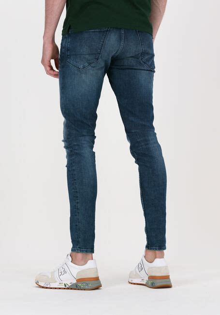 donkerblauwe purewhite skinny jeans the dylan omoda