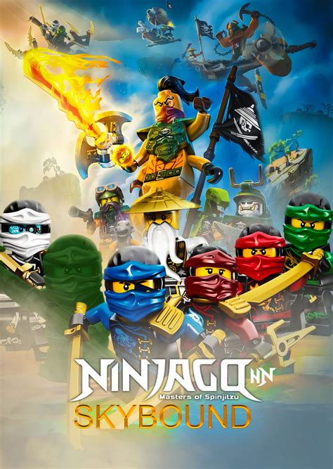 Lego Ninjago Skybound Poster Lego Ninjago Ninjago Skybound Lego
