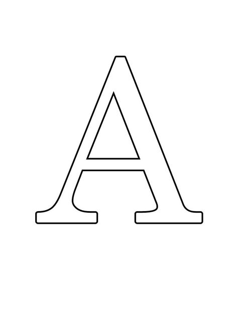 Free Printable Alphabet Stencils And Templates