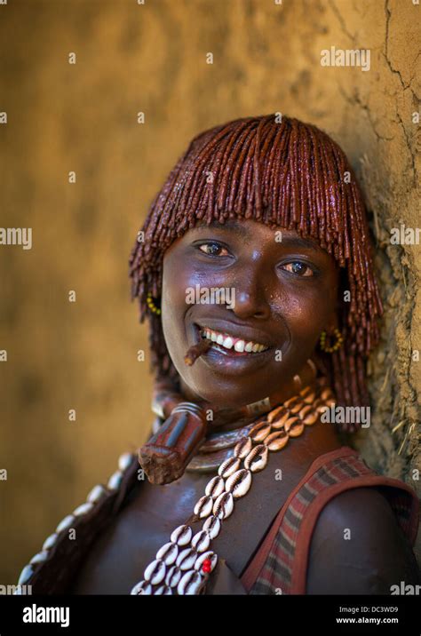 Hamer Tribe Woman Turmi Omo Valley Ethiopia Stock Photo Alamy
