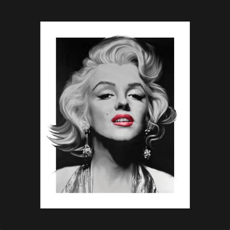 Marilyn And Her Red Lips Marilyn Monroe T Shirt Teepublic