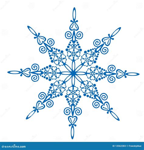 Snowflake Stock Illustration Illustration Of Design 13562383
