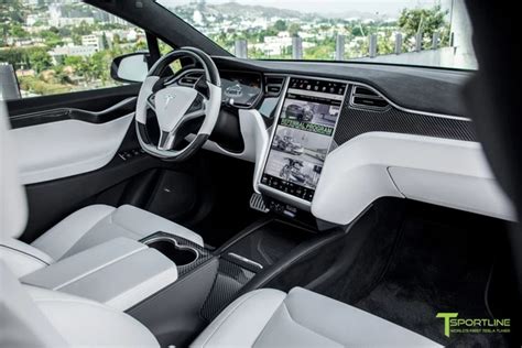 2020 Tesla Model S White Interior Car Wallpaper