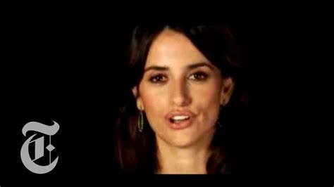 Penelope Cruz Interview Screen Test The New York Times Youtube