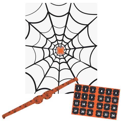 Spider Halloween Pin The Tail Game Party Save Smile