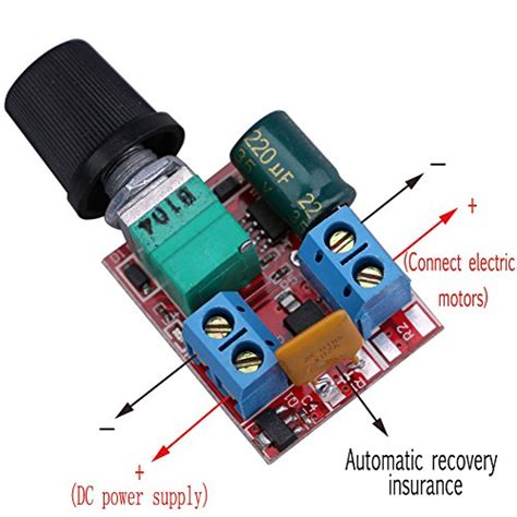 Modulo Control De Velocidad Pwm Dc3v 6v 12v 24v 35v 5amp