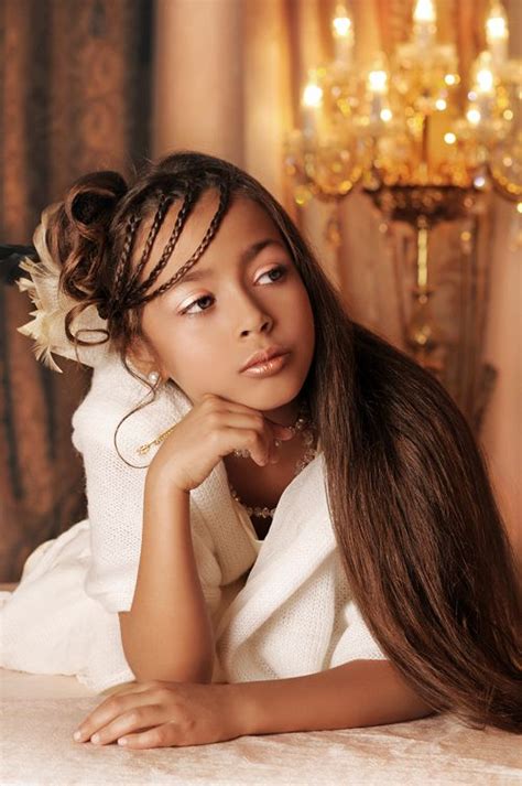 Fashion Kids Модели Даяна Эрнандес Волосы маленьких девочек