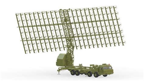 Nebo M Rlm Me Vhf Band Radar System Buy Royalty Free 3d Model By