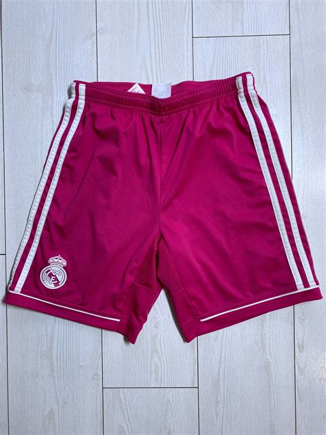Adidas Real Madrid Fc Y2k Football Shorts 2014 Soccer Adidas Sz Xs