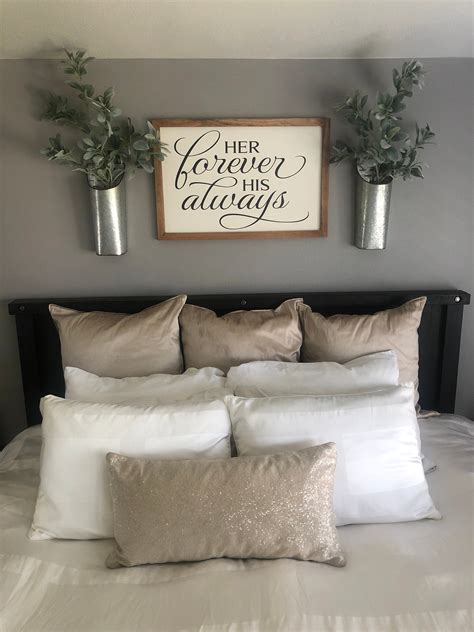 Master Bedroom Wall Decor Over The Bed Wedding Anniversary T Wall Decor Master Bedroom Signs