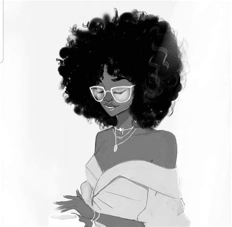 Black Love Art Black Is Beautiful Black Cartoon Characters Black Girl Cartoon Hair Over Eyes