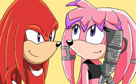 Knuckles And Julie Su In Sonic X Form By Shinetheechidna07 On Deviantart