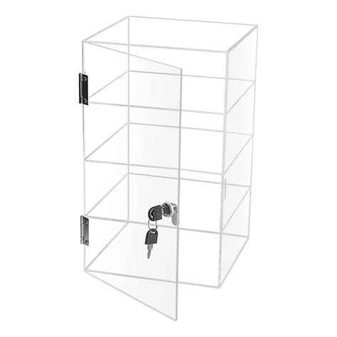 Buy Choowin 4 Shelf Clear Acrylic Display Case With Lock Keysecurity