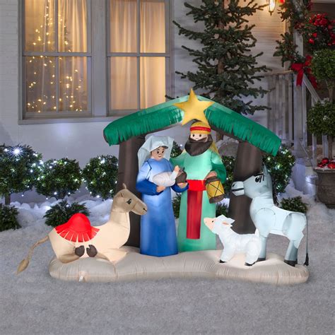 Inflatable Nativity Scene Christmas Inflatables - Bed Bath & Beyond