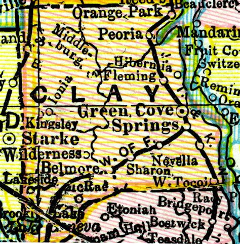 Clay County 1898 Clay County Green Cove Springs County