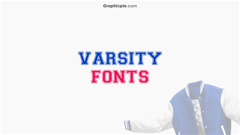 Best Varsity Fonts For Sports Designs Graphic Pie