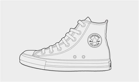Converse Drawing At Explore Collection Of Converse
