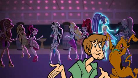 Shaggy And Scooby At The Monster High Dance Party By Spiderpham On Deviantart