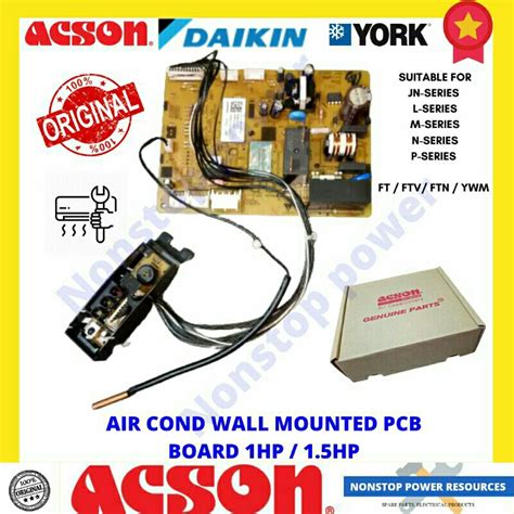 Acson Original Wall Mounted Non Inverter Air Cond Indoor Pcb Board For