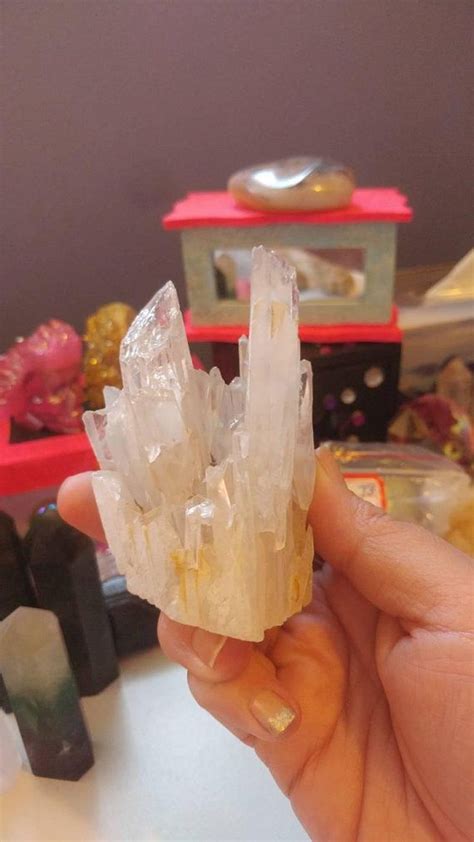 Extra Large Natural Rough Raw Clear Quartz Crystal Cluster Etsy Energy Healing Crystals