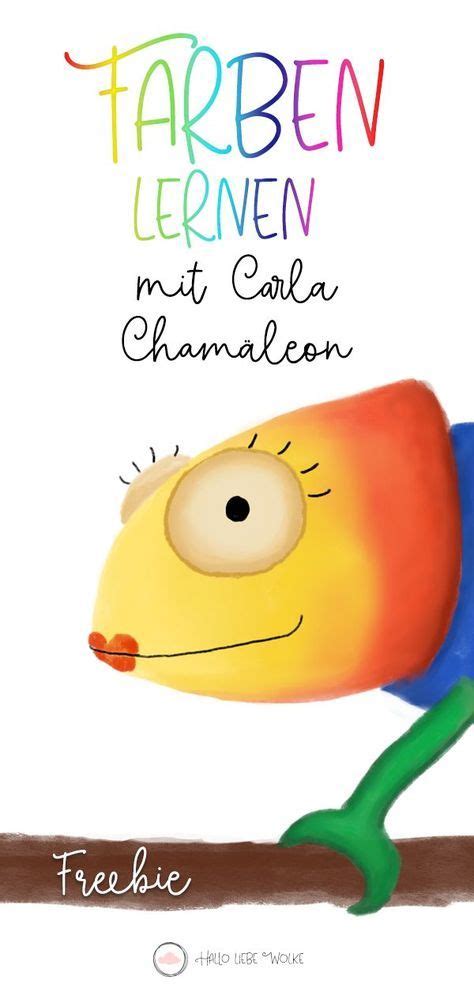 Farben Lernen Mit Carla Chamäleon Lerngeschichte And Printable Farben