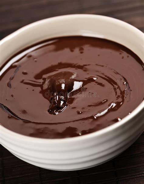 Melted Chocolate In Bowl Royalty Free Stock Photo Image 12665745