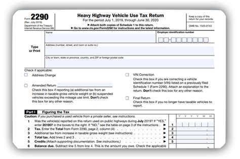 File Form 2290 Online And Get Irs Stamped Schedule 1 In Minutes