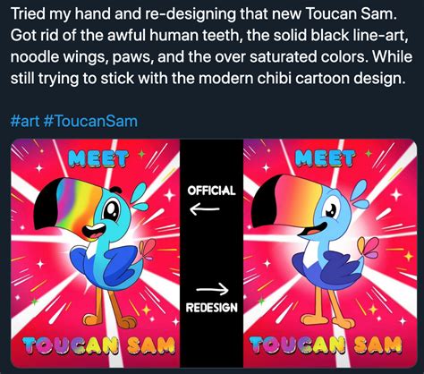 Toucan Sam Redesign Angers Everyone Facepalm Gallery Ebaums World