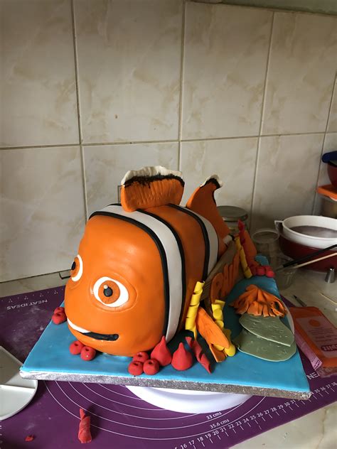 3d Nemo Cake Tutorial Yeners Way