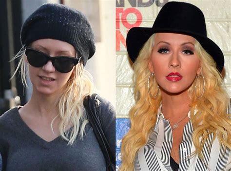 Christina Aguilera From Stars Without Makeup E News