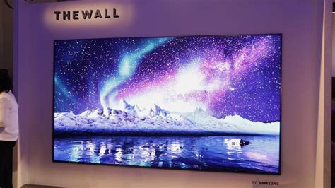 Samsungs Huge 146 Inch Tv Is Called The Wall Video Cnet