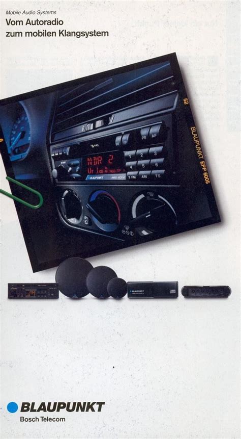 Design Music Blaupunkt Autoradio 1991