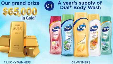 Win A 1 Year Supply Of Dial Body Wash 65 Winners Or