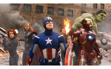 The Original Avengers Members As They Appeared In The Avengers 2012