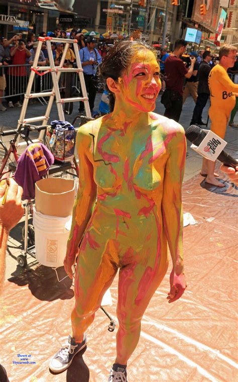 Body Painting Times Square Part November Hot Sex Picture